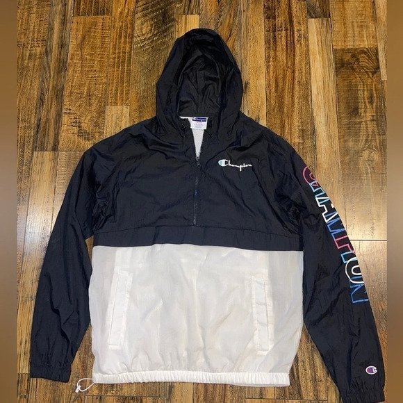 Champion Windbreaker 1/4 Zip‎ Women’s Size Large - Picture 1 of 6